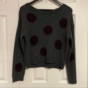 Dex // Polka Dot Knit Sweater